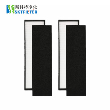 Dom OEM H12, H13 H14 True HEPA Replacement Germ Guardian Flt4825 Series Filter B, 2 HEPA+8 Carbon Filters for Air Purifier